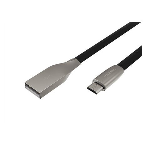 Natec | USB cable | Male | 4 pin USB Type A | Male | Black | 5 pin Micro-USB Type B | 1 m - 2